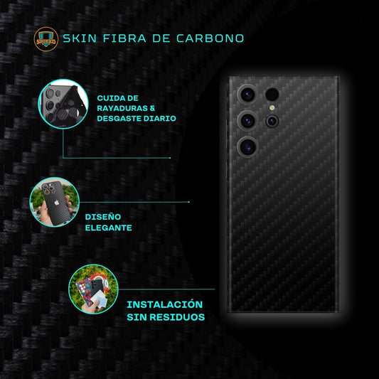 Skin Fibra de Carbono