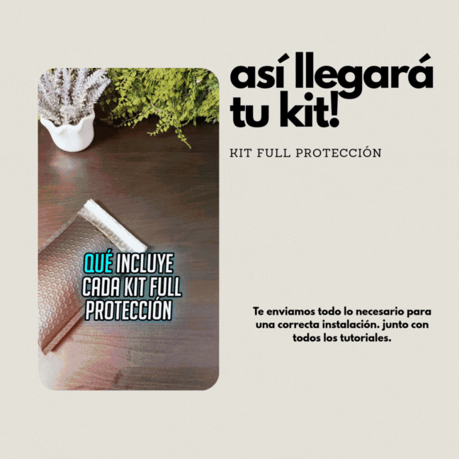 Kit Full Protección - Personaliza en 3 simples pasos.