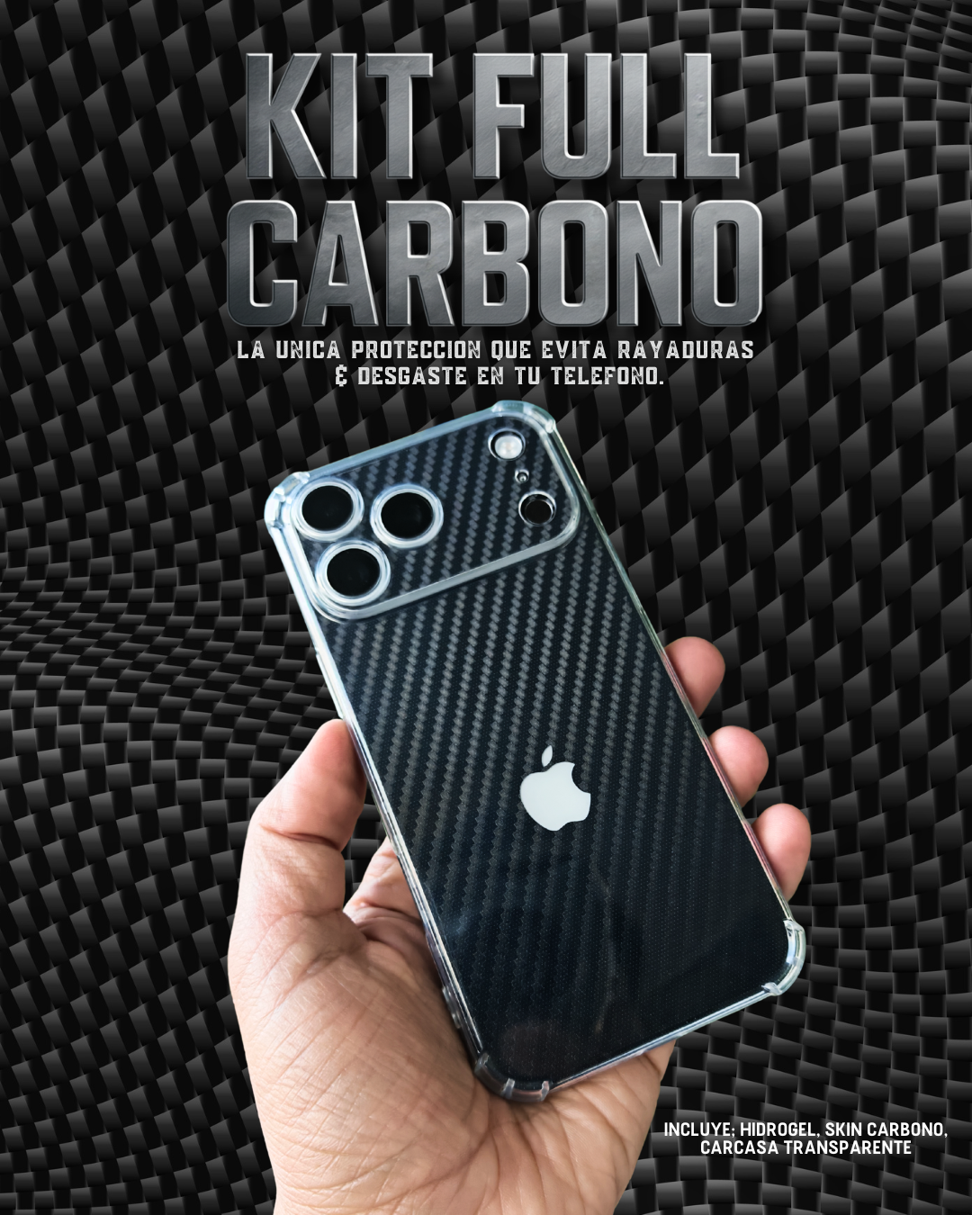 Kit Full Carbono - Personaliza tu Smartphone